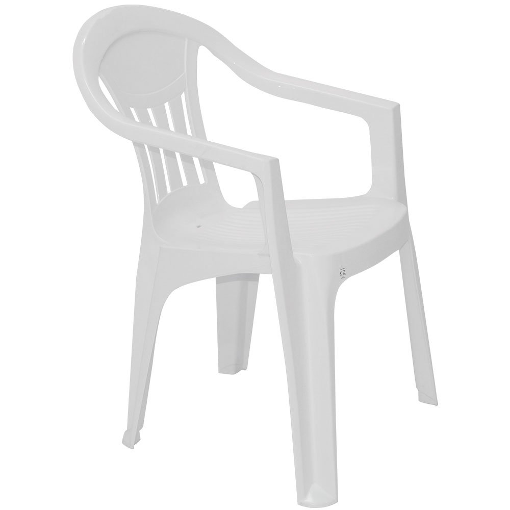 Cadeira com Braços Ilhabela Basic Branca-TRAMONTINA-92209010