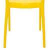 Cadeira Sissi Encosto Fechado em Polipropileno e Fibra de Vidro Amarelo - Imagem 5