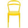Cadeira Sissi Encosto Vazado em Polipropileno e Fibra de Vidro Amarelo - Imagem 2