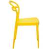 Cadeira Sissi Encosto Vazado em Polipropileno e Fibra de Vidro Amarelo - Imagem 3