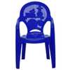Cadeira Infantil Catty Estampada em Polipropileno Azul até 40kg - Imagem 2
