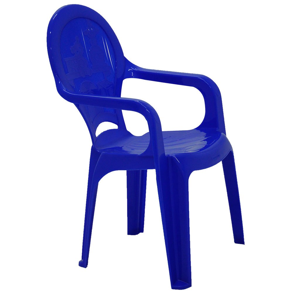 Cadeira Infantil Catty Estampada em Polipropileno Azul até 40kg-TRAMONTINA-92266070