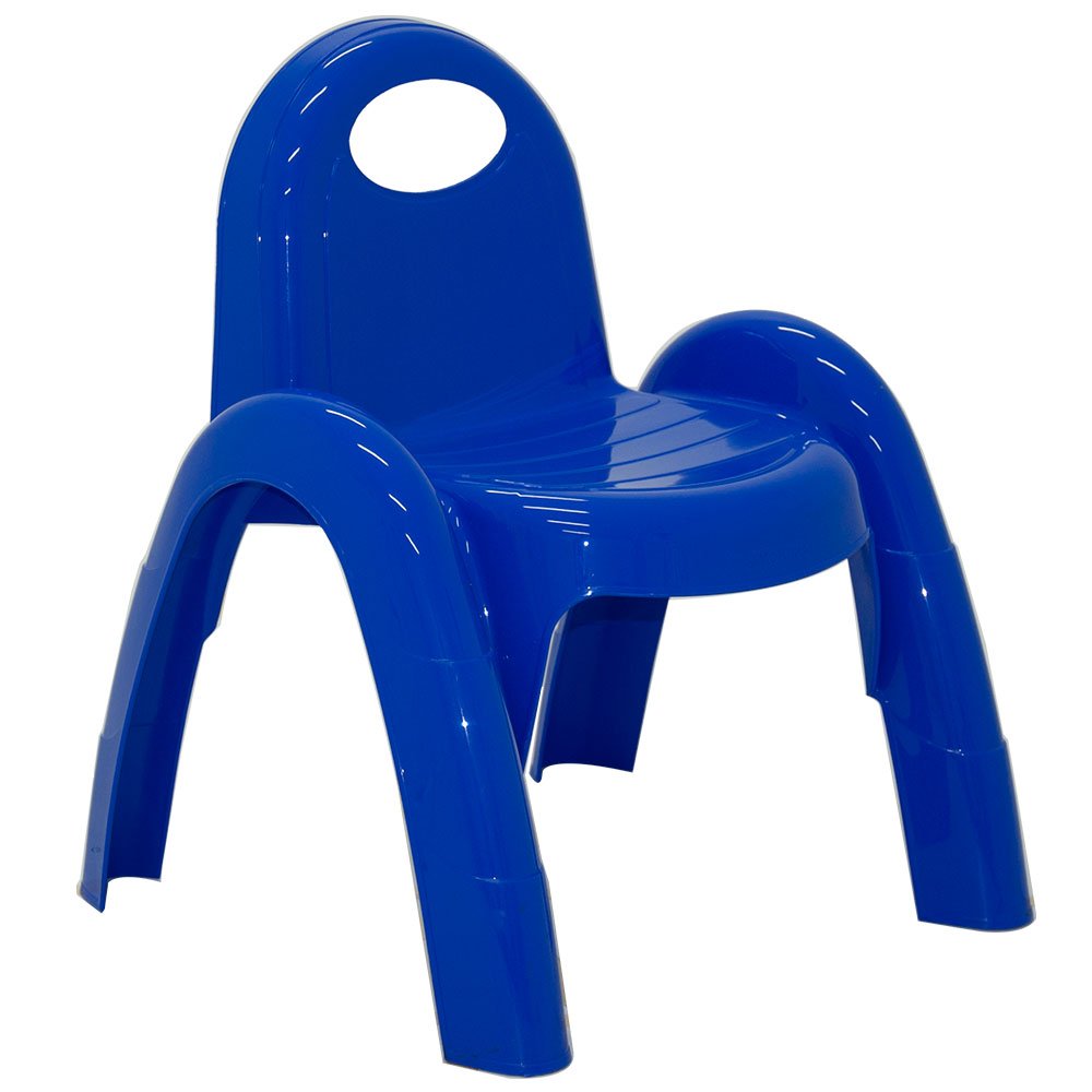 Cadeira Infantil  Popi em Polipropileno Azul até 40kg - Imagem zoom