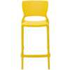 Cadeira Alta Safira em Polipropileno e Fibra de Vidro Amarelo - Imagem 2
