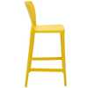 Cadeira Alta Safira em Polipropileno e Fibra de Vidro Amarelo - Imagem 3