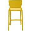 Cadeira Alta Safira em Polipropileno e Fibra de Vidro Amarelo - Imagem 4