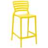 Cadeira Alta Sofia em Polipropileno e Fibra de Vidro Amarelo - Imagem 1
