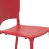 Cadeira Sofia com Encosto Fechado Vermelha - Imagem 4