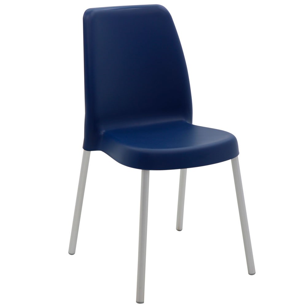 Cadeira Vanda Summa de Polipropileno Azul Yale  - Imagem zoom