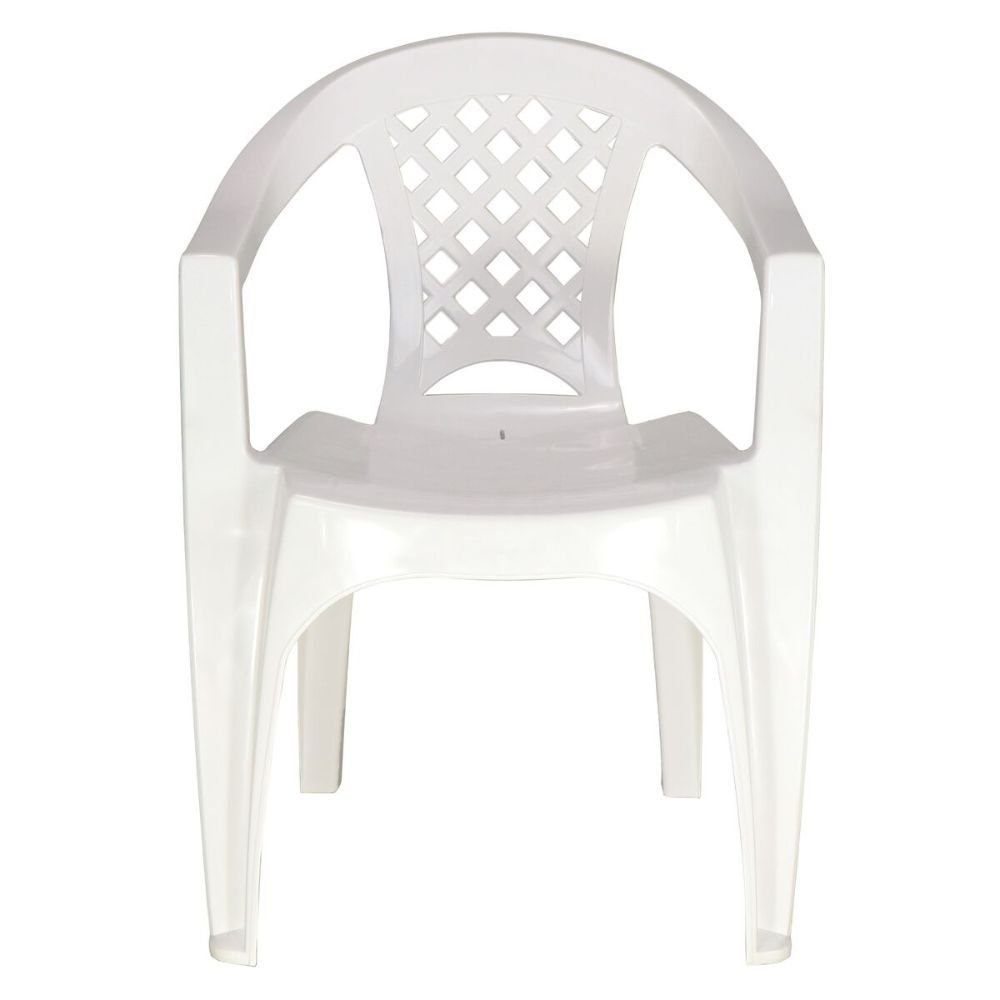 Kit com 12 Poltronas Iguape Branca com Braços TRAMONTINA-K1717 - Imagem