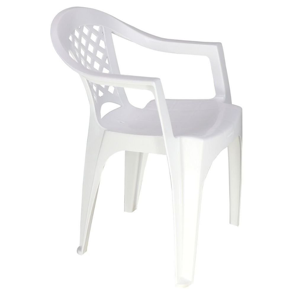 Kit com 12 Poltronas Iguape Branca com Braços TRAMONTINA-K1717 - Imagem
