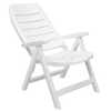 Cadeira Dobrável Branca com Encosto Alto - Iracema - Imagem 1