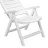 Cadeira Dobrável Branca com Encosto Alto - Iracema - Imagem 2