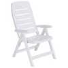 Cadeira Dobrável Branca com Encosto Alto - Iracema - Imagem 3