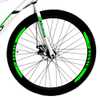 Bicicleta Aro 29 Freio a Disco 21 Marchas Branco e Verde  - Imagem 2