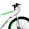 Bicicleta Aro 29 Freio a Disco 21 Marchas Branco e Verde  - Imagem 3