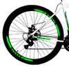 Bicicleta Aro 29 Freio a Disco 21 Marchas Branco e Verde  - Imagem 5