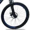 Bicicleta Extreme Free Ride Aro 26 com 21 Marchas Preta e Azul - Imagem 5