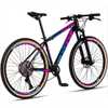 Bicicleta 29 Dropp Z3 12v Suspensão Azul+rosa - Imagem 5