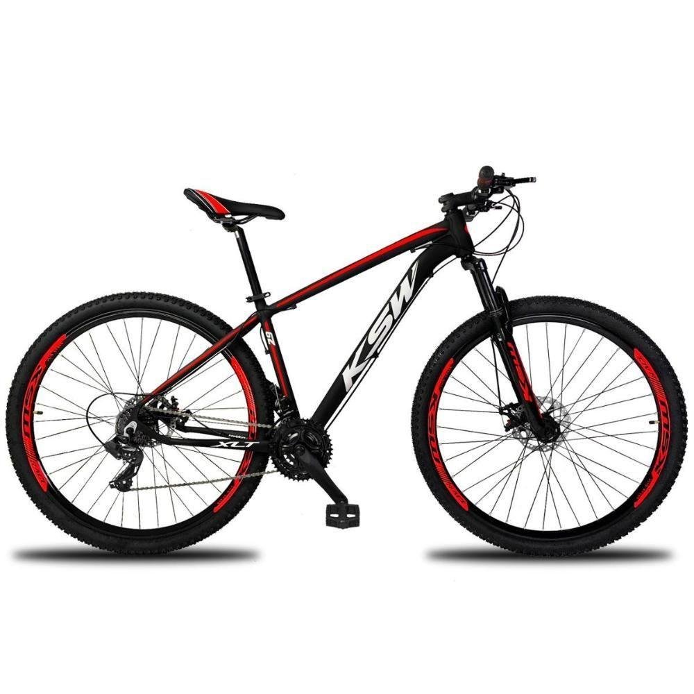 Bicicleta Aro 29 Ksw 24 Marchas Shimano Freio Hidraulico K7 - Imagem zoom