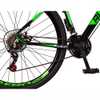 Bicicleta 29 Aluminum Raider 21 Marchas Preto+Verde - Imagem 2