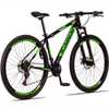 Bicicleta 29 Aluminum Raider 21 Marchas Preto+Verde - Imagem 5