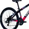 Bicicleta Viking Aro 26 Câmbios Importados 21v Aero Preto Rosa - Imagem 2