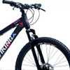 Bicicleta Viking Aro 26 Câmbios Importados 21v Aero Preto Rosa - Imagem 3