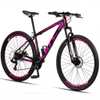 Bicicleta 29 Gt Sprint Mx7 Freio Disco Mtb Preto+Rosa - Imagem 2