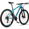 Bicicleta 29 Aluminum Raider 24 Marchas Index Freio A Disco Azul+preto - Imagem 5