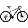 Bicicleta 29 Aluminum Raider 24 Marchas Index Freio A Disco Grafite+preto - Imagem 1