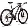 Bicicleta 29 Aluminum Raider 24 Marchas Index Freio A Disco Preto+cinza - Imagem 5