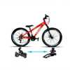 Bicicleta Viking Aro 26 Tuffx25/30 Vmaxx Freio A Disco 21v Vermelho Neon - Imagem 1