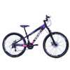 Bicicleta Vikingx Aro 26 Câmbios Importado 21v Aero Preto Rosa - Imagem 1