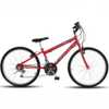 Bicicleta Aro 24 South 18 Marchas Freio V-brake - Vermelho Vermelho - Imagem 1