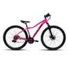 Bicicleta 29 Pulse Feminino 21v Cambios Importados Rosa Preto - Imagem 2