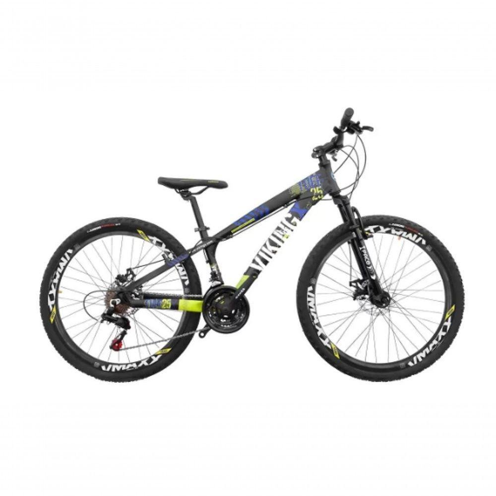 Bicicleta Viking Aro 26 Tuffx25/30 Vmaxx Freio A Disco 21V - Imagem zoom