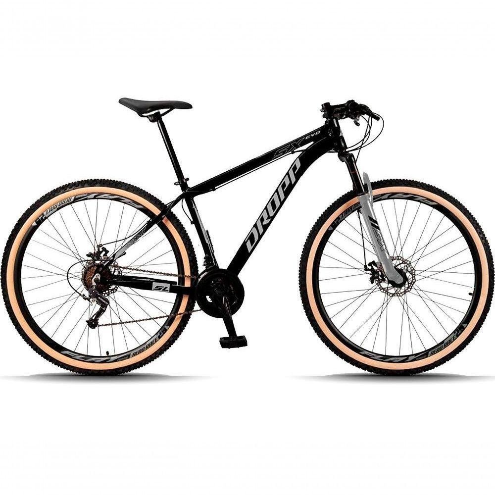 Bicicleta 29 Dropp Sx Evo 21V Câmbio Shimano Preto+Cinza - Imagem zoom