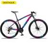 Bicicleta 29 Dropp Z3 Câmbios Shimano 21V Azul+Rosa - Imagem 2