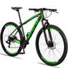 Bicicleta 29 Dropp Z3 Câmbios Shimano 21V Preto+Verde - Imagem 3