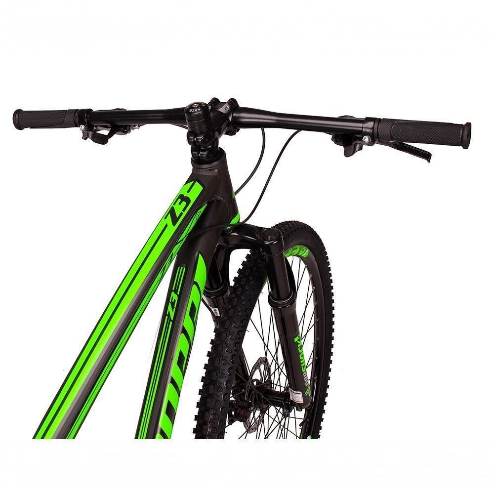 Bicicleta 29 Dropp Z3 Câmbios Shimano 21V Preto+Verde - Imagem zoom