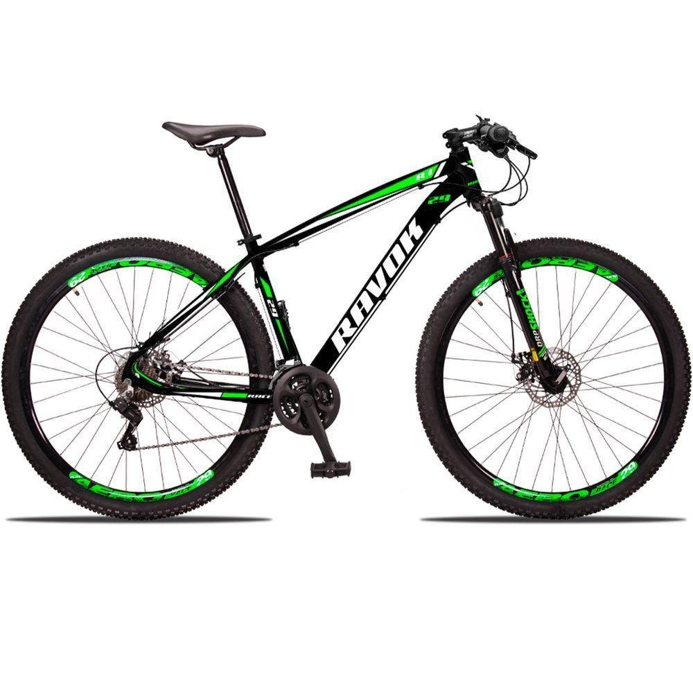 Bicicleta Aro 29 Freio A Disco Hidráulico 24 Velocidades Shimano Tx800 Verde Tamanho 21" - Imagem zoom