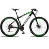 Bicicleta Aro 29 Freio A Disco Hidráulico 24 Velocidades Shimano Tx800 Verde Tamanho 21" - Imagem 1