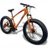 Bicicleta Fat Bike Gtr-x Aro 26 Freios Disco Alumínio Shimano Quadro 17 Laranja - Imagem 4