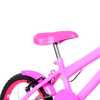 Bicicleta Aro 16 Alumínio + Kit Proteção Rosa E Pink - Imagem 2