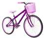 Bicicleta Aro 24 Alumínio + Kit Premium Violeta E Rosa - Imagem