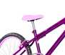 Bicicleta Aro 24 Alumínio + Kit Premium Violeta E Rosa - Imagem