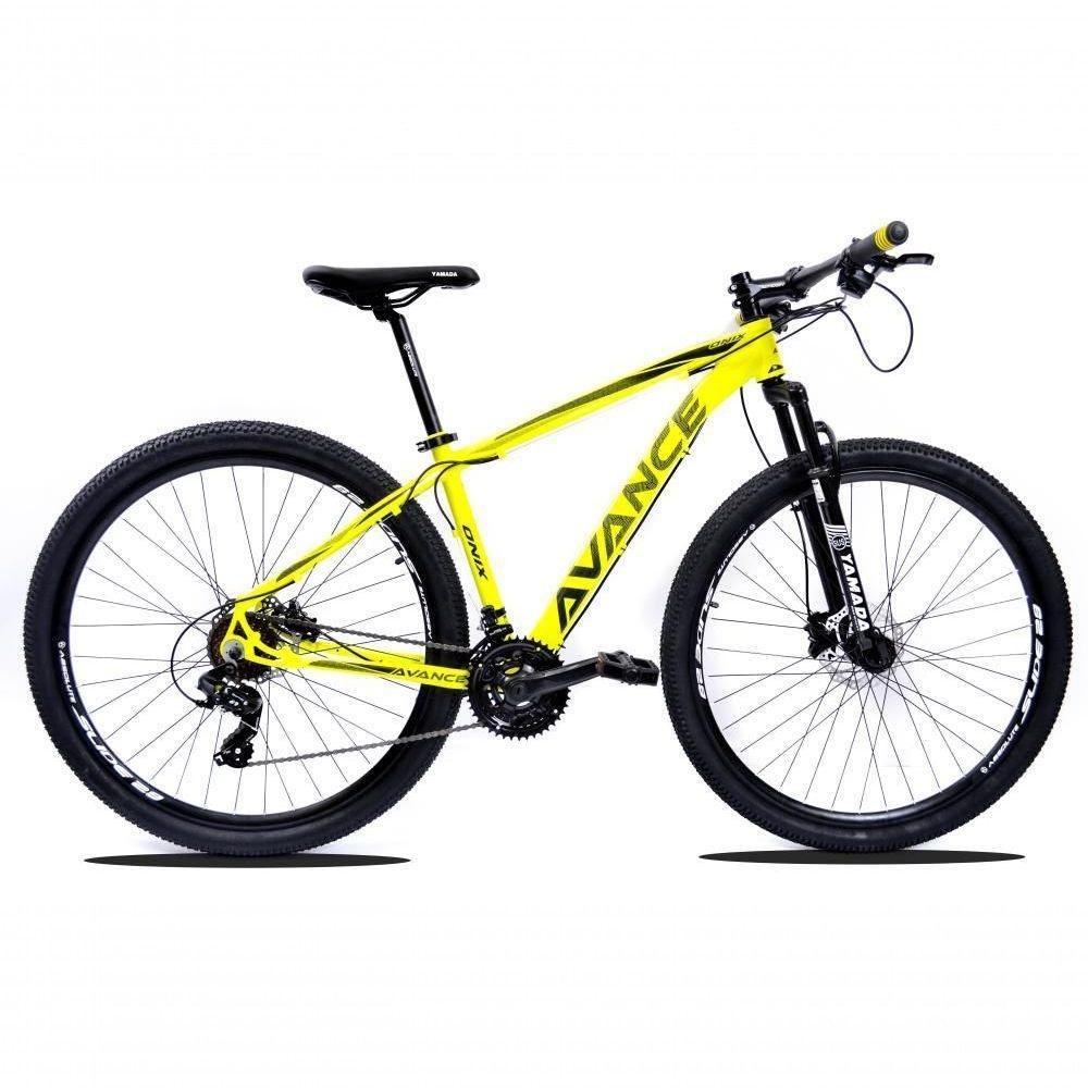 Bicicleta Aro 29 Onix 24v Câmbios Amarelo Neon - Imagem zoom