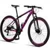 Bicicleta 29 Gt Sprint Mx7 24V Index Freio Disco Preto+Rosa - Imagem 1