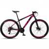 Bicicleta 29 Gt Sprint Mx7 24V Index Freio Disco Preto+Rosa - Imagem 5